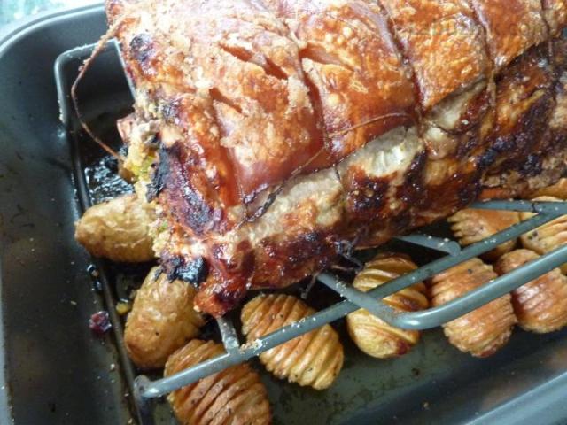 Křupavá vepřová pečeně - Pork Roast a crackling