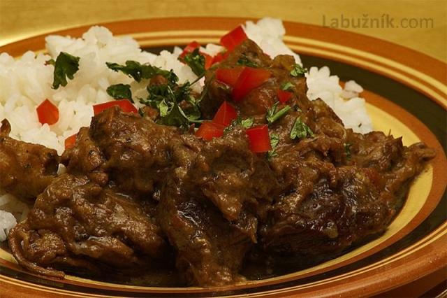 Suché hovězí curry