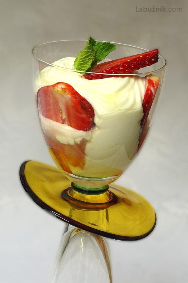 Mátová pěna - Mousse alla menta