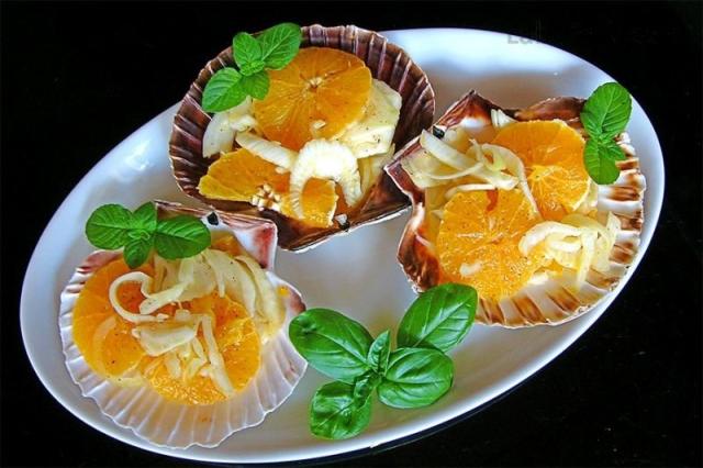 Salát z fenyklu a pomerančů (Insalata di arance e finocchi)
