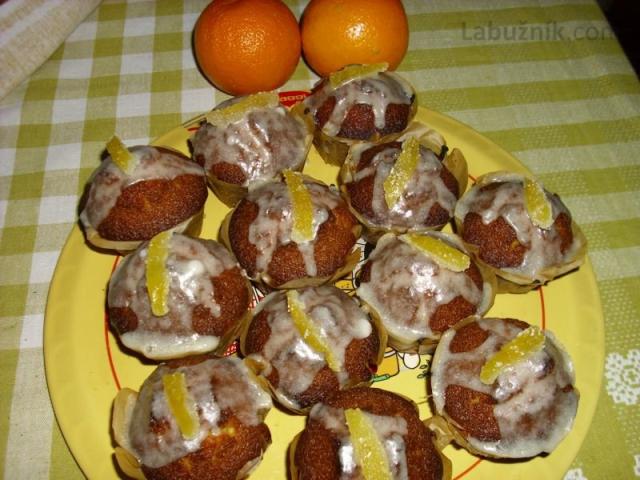 Pomerančové muffinky