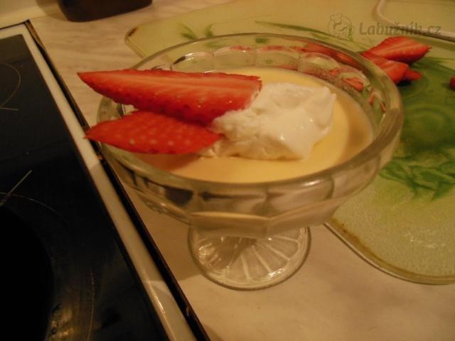 Panna cotta s bílou čokoládou