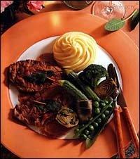 Telecí řízečky se šunkou a šalvějí – Saltimbocca alla romana