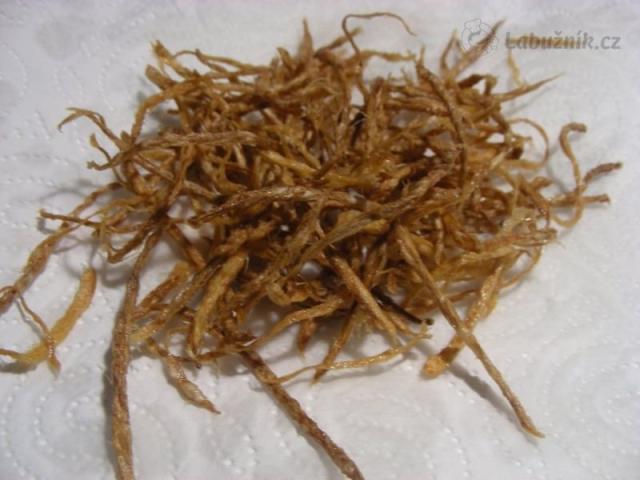 Zázvorová tráva smažená - Fried Ginger grass
