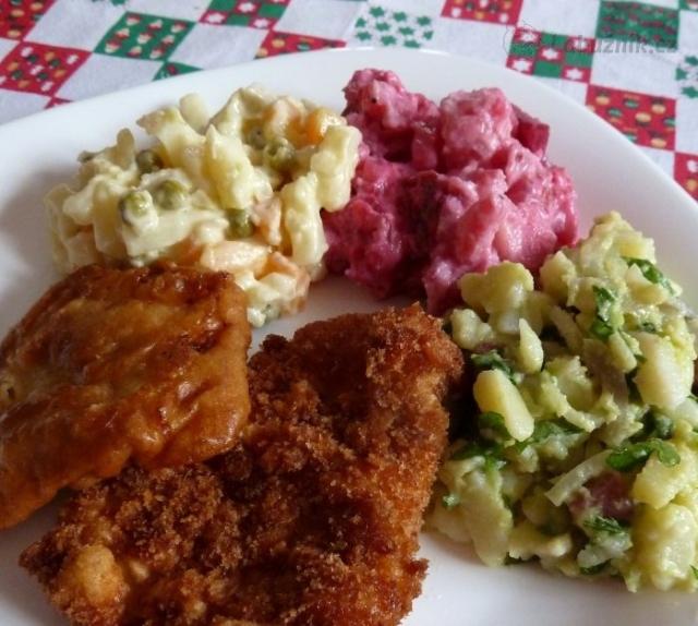 Africko - česko - slovenský bramborový salát