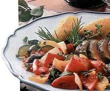 Jehněčí maso s ratatouille