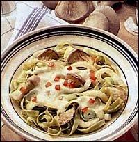 Tagliatelle s fenyklem a hlívou ústřičnou
