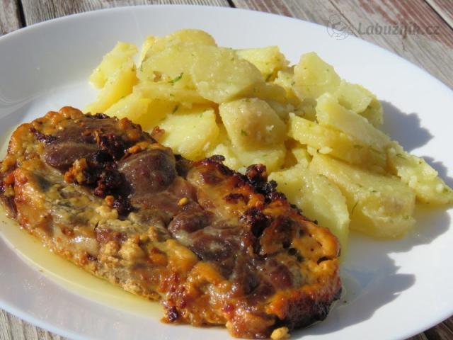 Krkovička na smetaně