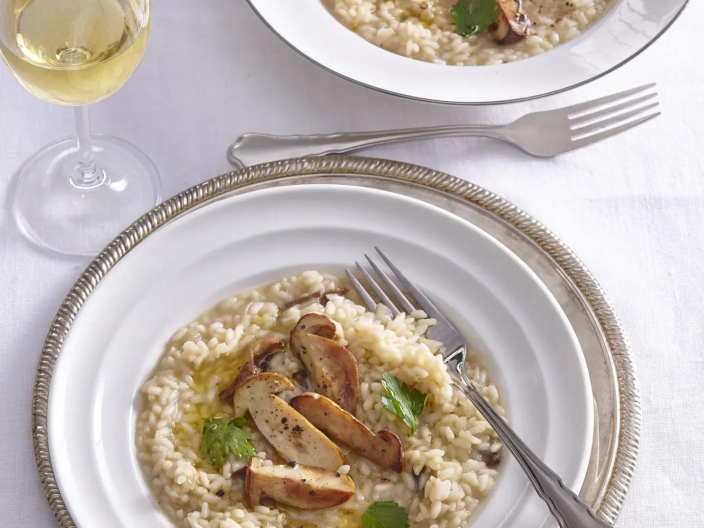 Krémové rizoto s hříbky a lanýžovým máslem recept - Labužník.cz